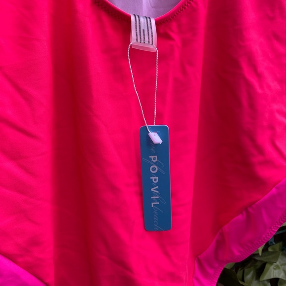 Popvil Color Block V-Wire One Piece - Picture 3 of 4